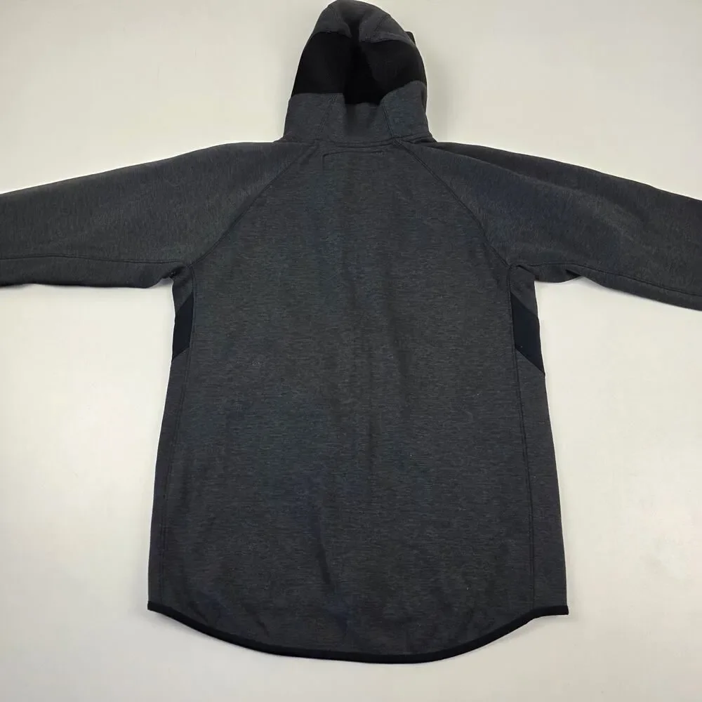 NBA Charlotte Hornets Basketball Full Zip Hoodie Gray W/Pockets Size Medium Tall